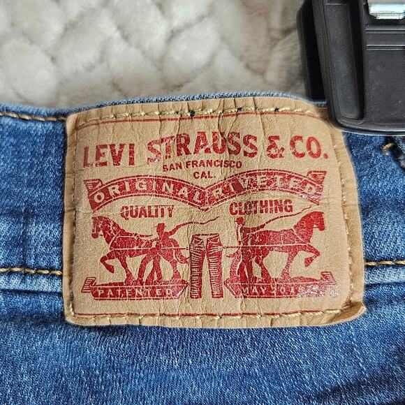 Levi’s 720 High Rise Super Skinny Women’s Jeans Size 29 Blue Stretch Denim Y2K - Picture 5 of 12